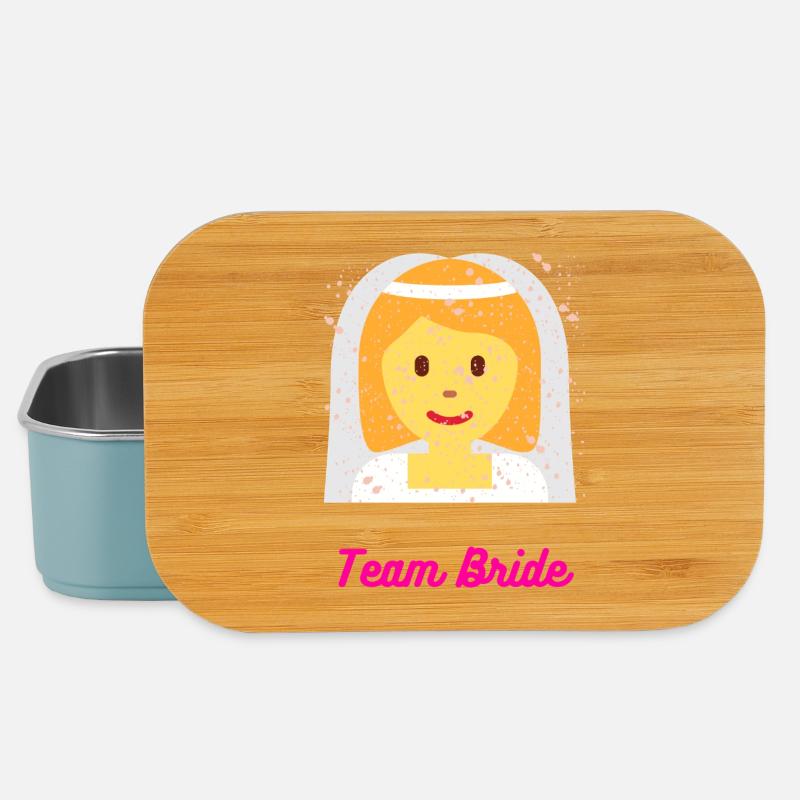 Team Bride - Bachelor Party Bride - Lunch Box - light blue