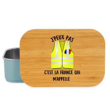J'peux pas  - Boîte à goûter - bleu pâle - Devant