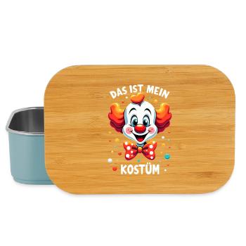 Déguisement de clown de carnaval Carnaval Carnaval - Boîte à goûter - bleu pâle - Devant
