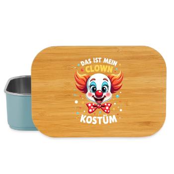 Déguisement de clown de carnaval Carnaval Carnaval - Boîte à goûter - bleu pâle - Devant