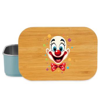 Carnival Clown Costume Carnival Carnival - Lunch Box - light blue - Front