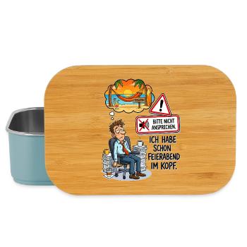 After-work beach dream - Lunch Box - light blue - Front