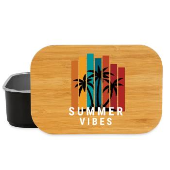 Summer Vibes - Lunch Box - black - Front