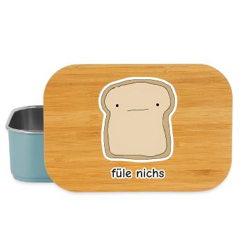 füle nichs – Toast Meme - Lunch Box - Hellblau - Vorne