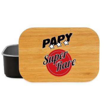 Papy super rare - Boîte à goûter - noir - Devant