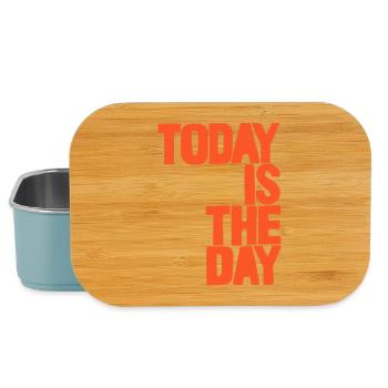 Today is the day - Lunch Box - light blue - Front