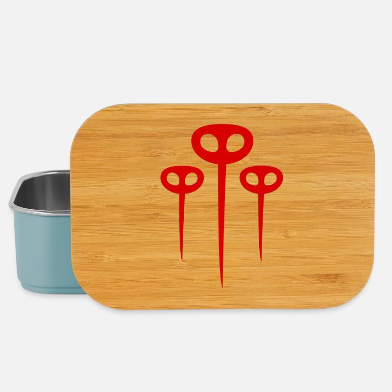 Red Mosquito Flock - Lunch Box - light blue