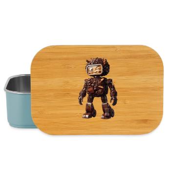 Robot Chocolat Robot Bonbons - Boîte à goûter - bleu pâle - Devant