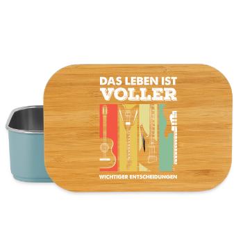Lustiges Musiker - Lunch Box - Hellblau - Vorne