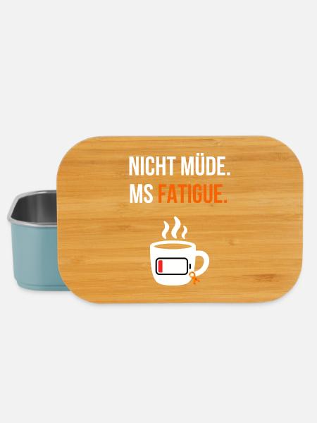 Nicht müde – MS Fatigue bei Multipler Sklerose - Lunch Box - Hellblau