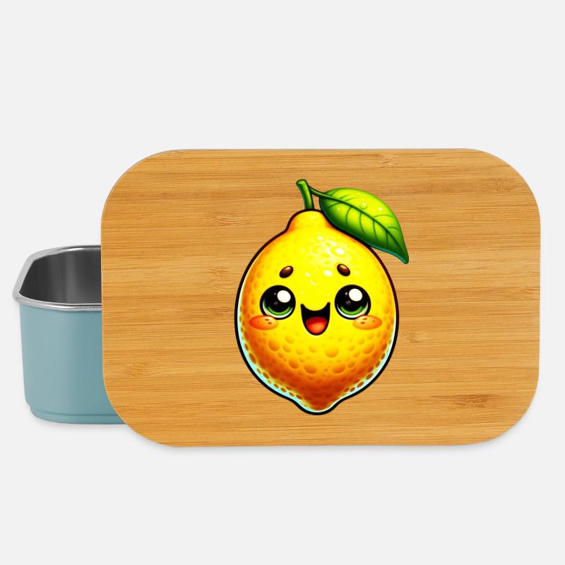 Zitrone Zitronen - Lunch Box - Hellblau