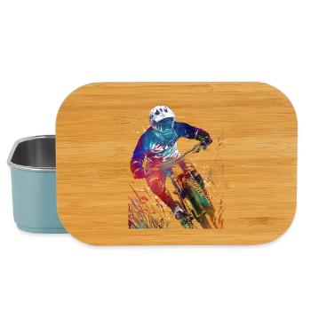 BMX Rider Sport #sport #bike - Lunch Box - light blue - Front