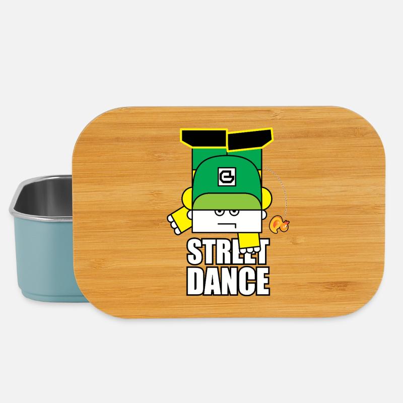 Bot de danse de la rue verte - Boîte à goûter - bleu pâle