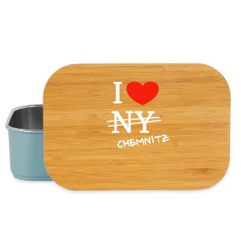 Ich liebe Chemnitz - I love Chemnitz - Lunch Box - Hellblau - Vorne