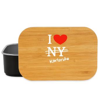 I love Karlsruhe - I love Karlsruhe - Lunch Box - black - Front
