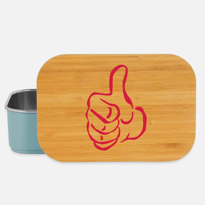 faust daumen hoch - Lunch Box - Hellblau