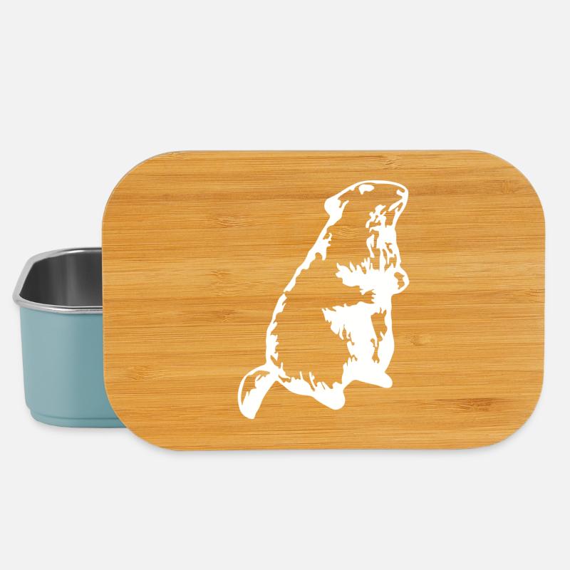 Murmeltier - Lunch Box - Hellblau