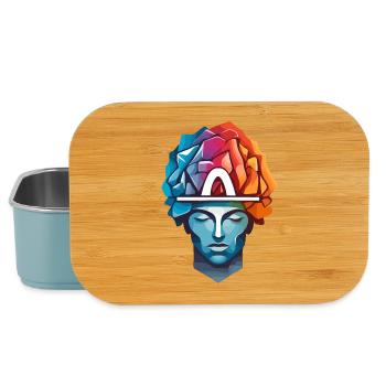Men Thinking - Lunch Box - light blue - Front