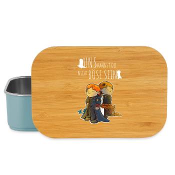 Never Be Angry: Heldenkinder Duo - Lunch Box - light blue - Front