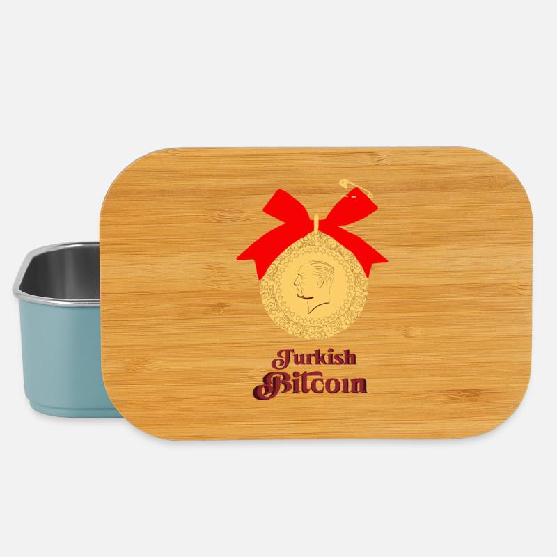 Türkischer Bitcoin - Lunch Box - Hellblau