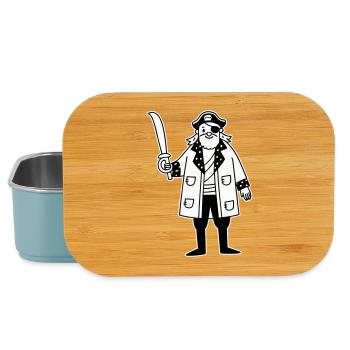 Pirat - Lunch Box - Hellblau - Vorne