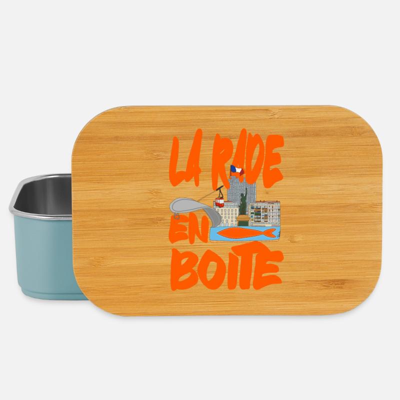 La Rade de Toulon en boite! - Boîte à goûter - bleu pâle