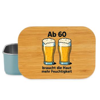 60. Geburtstag Geschenk T-Shirt lustig Spruch - Lunch Box - Hellblau - Vorne