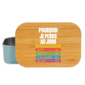 Funny Reasons to Lose Humor Judo Coach - Lunch Box - light blue - Front