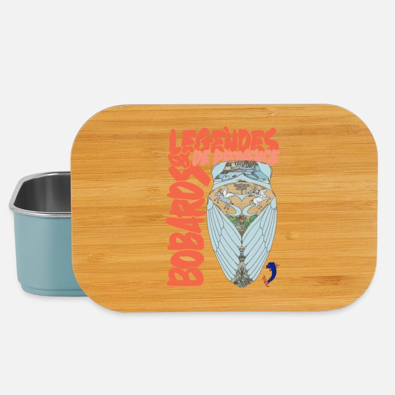 Legenden der Provence Cicada - Lunch Box - Hellblau