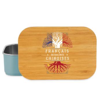 Francais De Racines Chinoises T-Shirt Cadeau Hu... - Boîte à goûter - bleu pâle - Devant