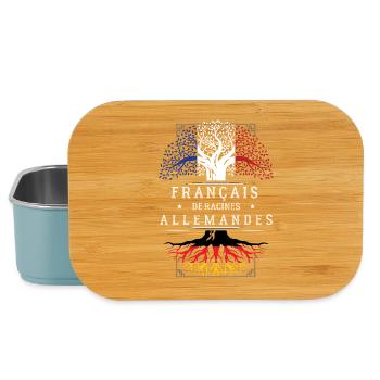 Francais De Racines Allemandes T-Shirt Cadeau H... - Boîte à goûter - bleu pâle - Devant