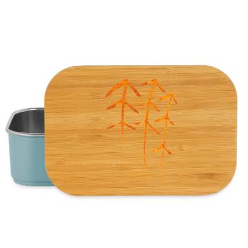Fir Runes / Forest Symbol - Lunch Box - light blue - Front