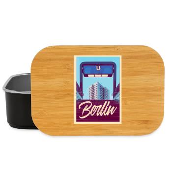 Berlin U-Bahn - Lunch Box - Schwarz - Vorne