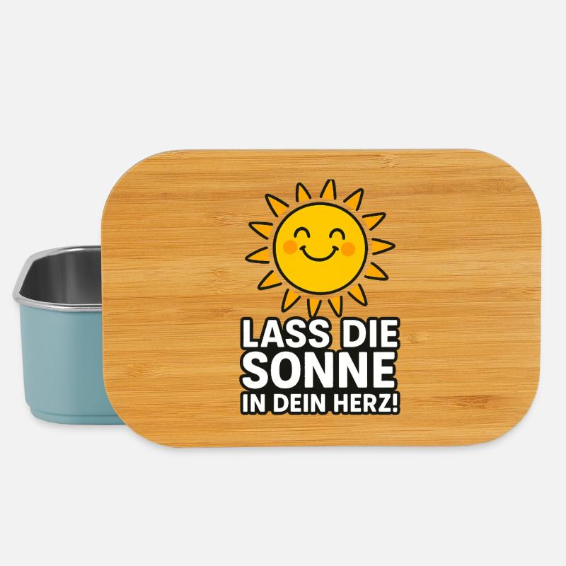 Lass_die_Sonne_in_dein_Herz - Lunch Box - Hellblau