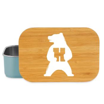 H-Bär Silhouette - Lunch Box - Hellblau - Vorne