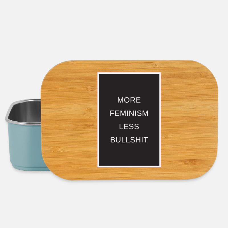 feminism - Lunch Box - light blue