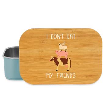 I Don't Eat My Friends - Lunch Box - light blue - Front