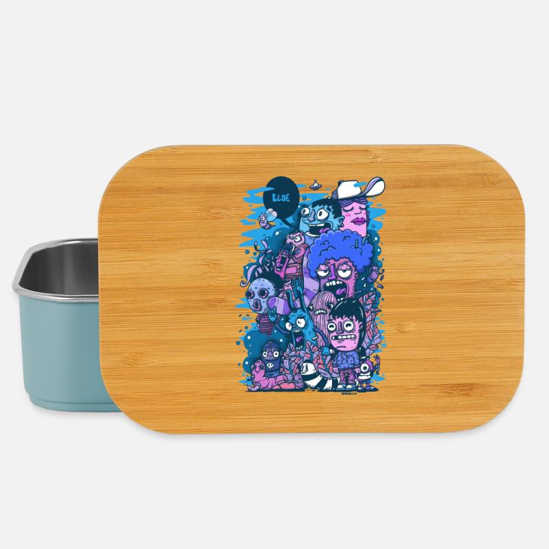 Blaues Projekt - Lunch Box - Hellblau
