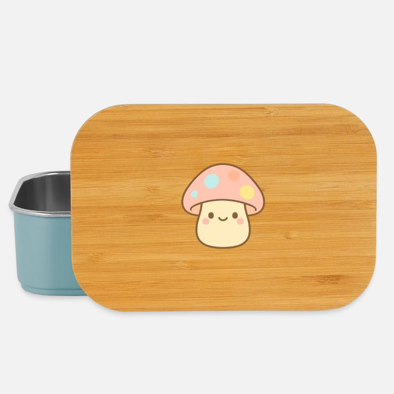 Pilz Mushroom - Lunch Box - light blue
