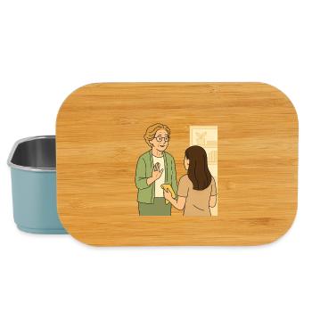 Oma Karin - Lunch Box - Hellblau - Vorne