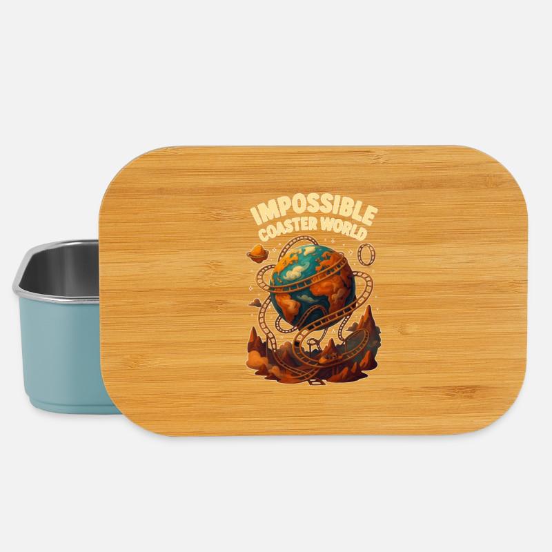 Impossible Roller Coaster World - Lunch Box - light blue