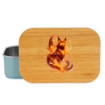 Renard de feu dans la rivière des étoiles - Boîte à goûter - bleu pâle - Devant