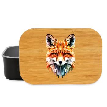 Fox Love Foxes Red Fox Vulpes Little Fox - Lunch Box - black - Front