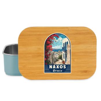Explore Mediterranean Paradise Naxos In Greece - Lunch Box - light blue - Front