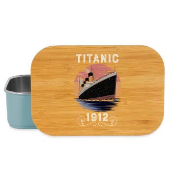 Titanic Vintage Design Titanic Expert Titanic Boys - Boîte à goûter - bleu pâle - Devant