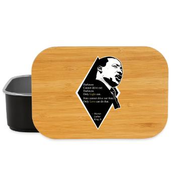 Martin Luther King Jr. Quota - Boîte à goûter - noir - Devant