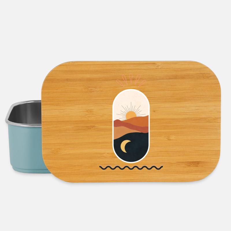 Desert Sun Moon Nights - Lunch Box - light blue
