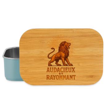 Sternzeichen Löwe - Astrologie - Lunch Box - Hellblau - Vorne