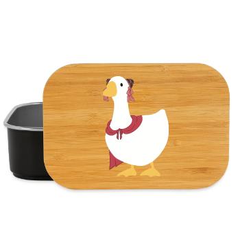 Wo sich Winde treffen – Chinesische Gans – Rubin - Lunch Box - Schwarz - Vorne