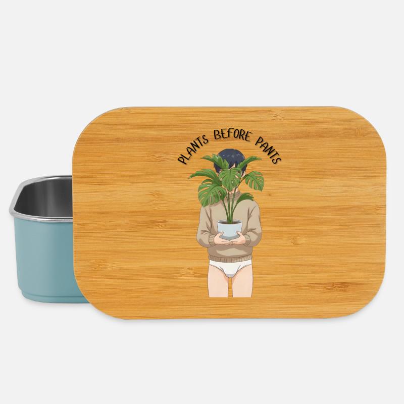 Plants before Pants - Lunch Box - Hellblau